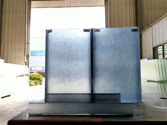 इंटीरियर डिजाइन के लिए सख्त यू ग्लास